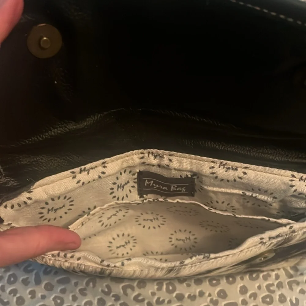 Myra Hair on Hide Crossbody - Picture 5 of 6
